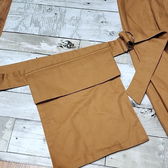 Anthropologie grey lab explorer khaki cargo button down jumpsuit - Picture 5 of 6